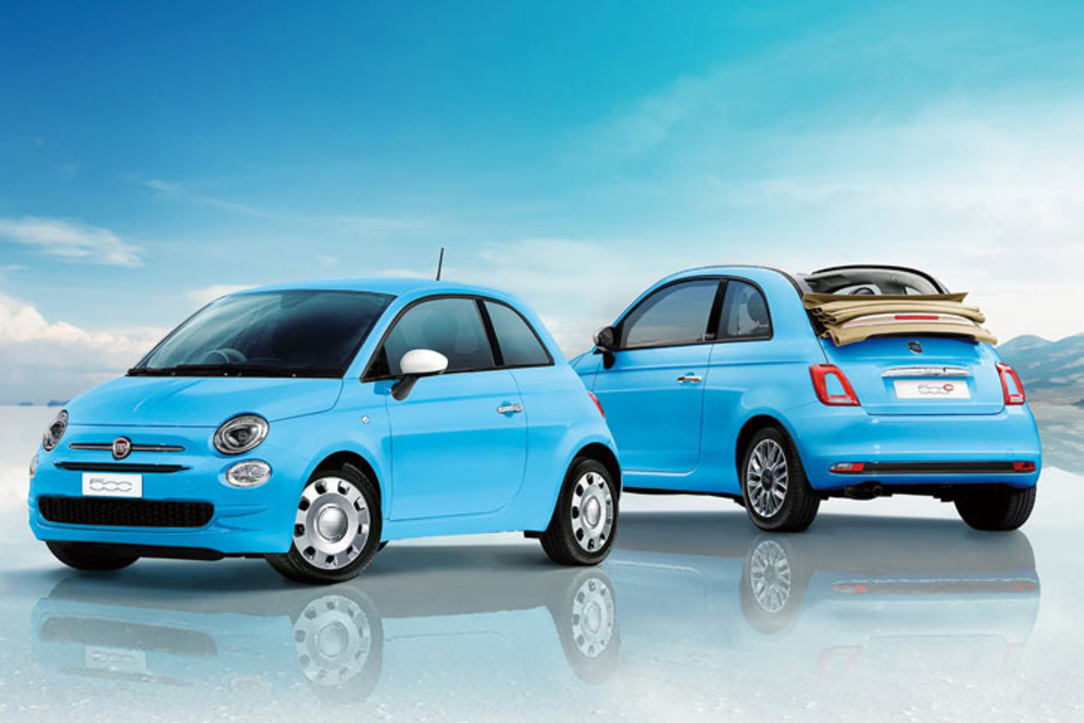 フィアット 3代目 FIAT 500 ガラスルーフ モデル 前期型 2008年式 1/32 