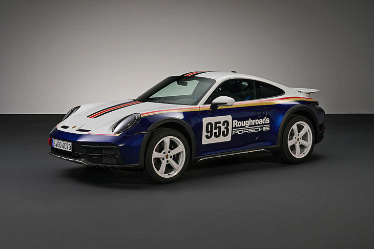 ポルシェ911ダカール:ポルシェは地上高を上げ、オフロード性能を備えた「911ダカール」を市場投入する。