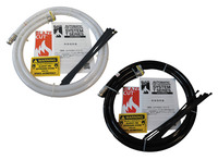 ブレイズカットの商品構成は本体チューブと取り付け用のタイラップのセットとなる。チューブ長により価格が異なり、0.25m(2万8875円)~6m(6万3525円)。自動車はもちろん分電盤等にも装着可能だ。