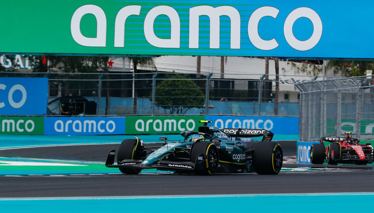2023年シーズンのF1に参戦中のアストンマーティンのマシン。3年後には、その車体に「HONDA」ロゴが描かれることになる。(Photo=Aston Martin)