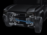 フロントのスタビライザーを切ったりつないだりできる「スタビライザーディスコネクトメカニズム」は「ZX」の専用装備。他グレードにはオプションでも装着できない。