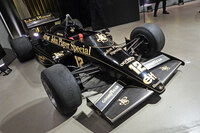 会場には往年のロータスのF1マシンも展示されていた。