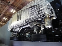 目玉のひとつ、「レクサスLFA」のメカニズム。じっくり眺めると面白い発見がいくつもあったが、詳細な説明があればもっと楽しめたはず。