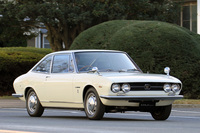 1968年12月に市販化された「いすゞ117クーペ」。この個体はいすゞ本社に隣接したミュージアム「いすゞプラザ」に展示されている最初期型である。