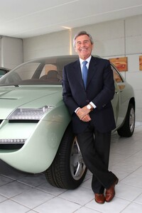 レオナルド・フィオラヴァンティ氏。2015年、トリノ・モンカリエーリのプレゼンテーション用ルームにて筆者撮影。