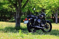 2023年9月に発表された「ロイヤルエンフィールド・ブリット350」。1932年からの歴史を誇るブリットシリーズの最新モデルである。