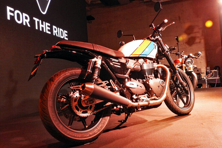 「スピードツイン900」は、今回の改良でシャシーが大幅に強化された。