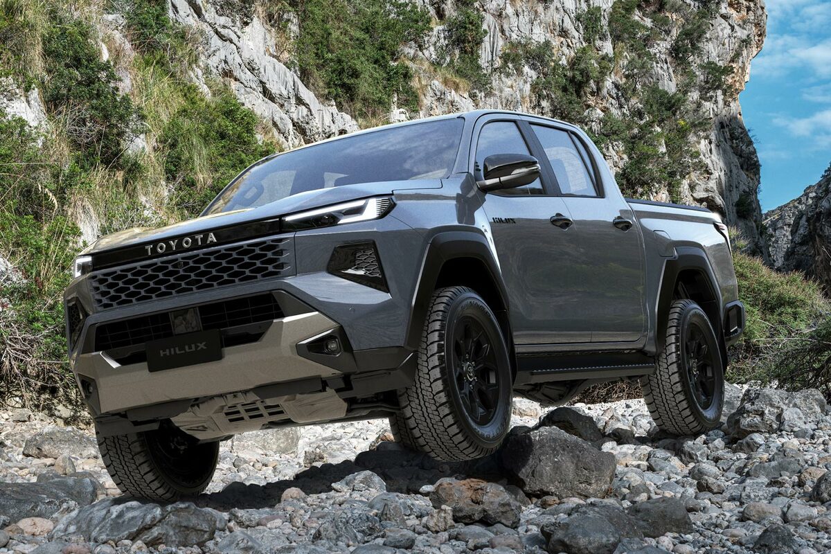トヨタが新型「ハイラックス」を世界初公開 ディーゼルのほかBEVやFCEV