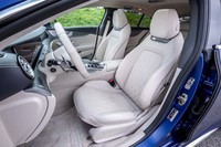 試乗車はオプションのフルレザー(ナッパレザー)仕様が選択されていた。「AMG GT63 S 4MATIC+」は左ハンドル仕様のみのラインナップとなる。