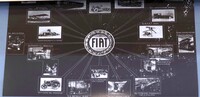 フィアットの多角経営化を示すチャート。筆者が考えるに1920年代のものか。飛行機、トラクター、戦車から機関銃まで、グループ企業で手がけていたことがわかる。