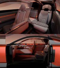 「センチュリー クーペ」は3人乗り。助手席(というかVIP席)は後ろまでシートをスライドさせて足を伸ばしたり、大きくリクライニングさせたりして、ゆったりくつろげる。