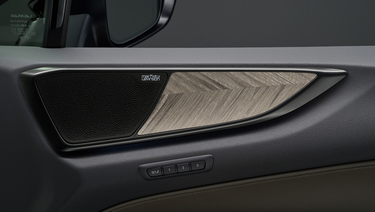 「NX“オーバートレイル”」では、ナチュラルカラーのオーナメントパネルを採用している。