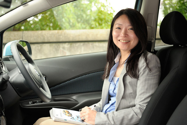 【語ってくれた人】水口美絵(みなくち みえ)さん/トヨタ自動車を経て、2001年に日産自動車入社。「キューブ」の商品企画などを担当し、今回の「ノート」では、チーフ・プロダクト・スペシャリストと呼ばれる開発責任者に。