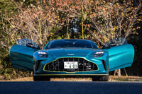 2024年2月12日に発表された改良型「アストンマーティン・ヴァンテージ」。155PSパワーアップした4リッターV8ツインターボの搭載や内外装のブラッシュアップなど、マイナーチェンジの内容は多岐にわたっている。