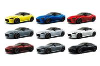 カラーバリエーションは全9種類。「バーガンディー」「ダークメタルグレー」「ミッドナイトブラック」のみモノトーンで、その他はルーフを「スーパーブラック」で塗り分けたツートンカラーとなる。