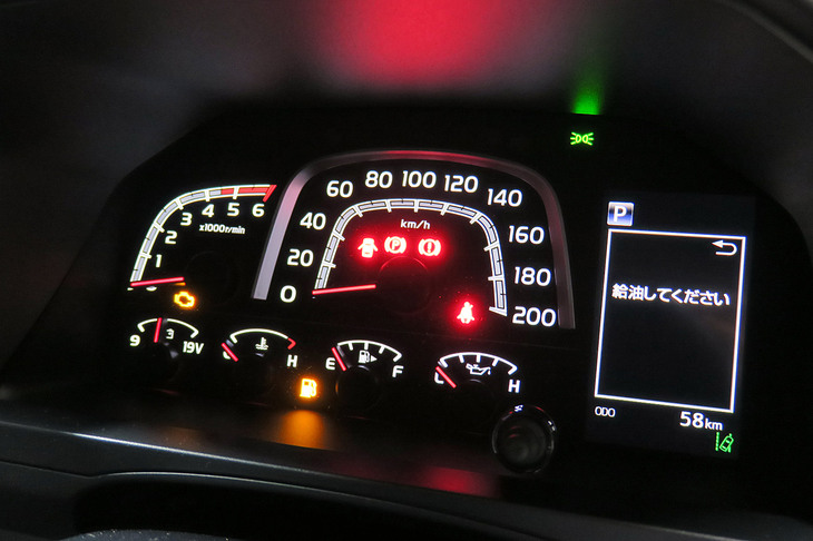 トヨタ・ランドクルーザー“70”(メーターパネル)