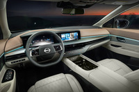 12.3インチディスプレイが備わる最新型「ムラーノ」のインストゥルメントパネル。