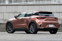 レクサス初のBセグメントモデルである、コンパクトSUVの「LBX」。2023年6月にイタリア・ミラノで世界初公開された。(写真:向後一宏)