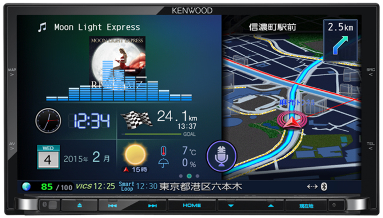 ケンウッド「MDV-Z702」
オープン価格(市場想定価格14万円前後)