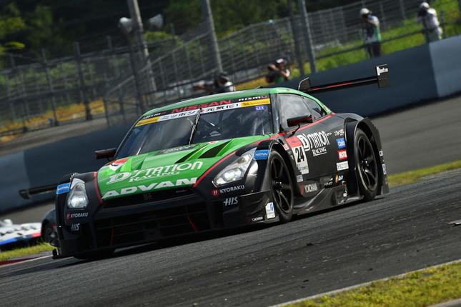 灼熱(しゃくねつ)の富士を制した、No.24 D'station ADVAN GT-R。KONDO RACINGとしては2010年以来の勝利となった。