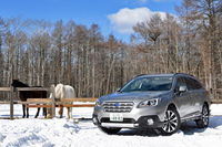 「スバルAWDオールラインナップ雪上試乗会」の会場から