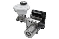 ボッシュが開発しているブレーキ・バイ・ワイヤ機構のブレーキアクチュエーター。競合他社のシステムのなかには、ブレーキの稼働を完全に電動化したものもあるが、ボッシュはあえて油圧機構を残している。