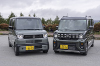 スズキとダイハツ、三菱が緩やかな競争を繰り広げていた世界に、ホンダが「N-BOXジョイ」(写真左)を投入。なにやら雲行きが怪しくなってきた!