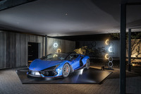 TAYUTAに展示されたランボルギーニのV12フラッグシップモデル「レヴエルト」。2023年6月に日本導入が発表された。