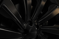 「RANGE ROVER」ロゴが備わる「レンジローバーSVブラックP615」の23インチアロイホイール。