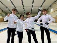 新設カーリングチームの次の目標は日本選手権。がんばります!(神戸)