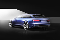 こちらは「A6アバント」のデザインスケッチ。