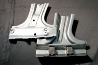 モノコックでは高歪エネルギー部位の特質に応じて、減衰節などの減衰構造を配置している。