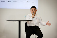 「F1でのドライバー、エンジニア、メカニックの活躍は、子どもたちにとって、夢、憧れ、目標となります」と語ったGAZOO Racing Companyの高橋智也プレジデント。