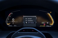ドライブモードは「ノーマル」と「スポーツ」の2種類が標準で、4WD車には「オフロード」モードが追加される。