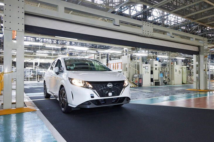 2027年度末での車両生産終了が発表された、日産・追浜工場。