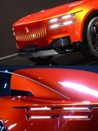 渕野「もちろん、細部にも手抜かりはありませんよ」
清水「確かに、このグリルや前後ランプの細工はスゴいね」