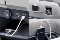 「エアーEX」に採用される全席USBチャージャー。