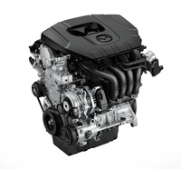 「マツダ3」と「マツダCX-30」で新たに選択可能となった、マイルドハイブリッド機構付きの2.5リッター直噴ガソリンエンジン「e-SKYACTIV G 2.5」。