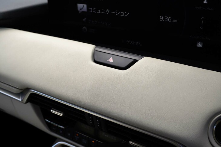 マツダCX-80 XDハイブリッド エクスクルーシブモダン(ダッシュボード)