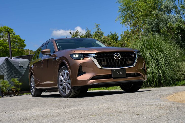 マツダCX-80 XDハイブリッド エクスクルーシブモダン(エクステリア)