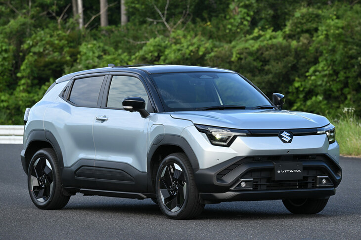 電気自動車(BEV)については、「eビターラ」と電動スクーター「eアクセス」を市場投入。2030年ごろからは、eアクスルやバッテリーを進化させ、より「バッテリーリーン」等のコンセプトを突き詰めた第2世代の車種を順次投入してく。