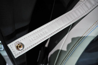 「19781125」という押し印がフロントシートベルトのベルトガイド内側に。「一見すると部品番号かなにかと思われるかもしれませんが、じつは1978年の11月25日は初代プレリュードの発表日なんです」と、東森さん。