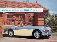 1956年に登場した「オースチン・ヒーレー100 SIX」。エンジンを2.7リッター直4から2.6リッター直6に換装し、シートレイアウトを2座から2+2に変更した。
