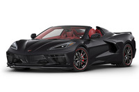 「シボレー・コルベット コンバーチブル レッドフレイムシリーズ」。ボディーカラーは「カーボンフラッシュメタリック」。