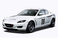 【東京オートサロン2004】マツダ、「RX-8」でレースに参加できる指定部品を発売