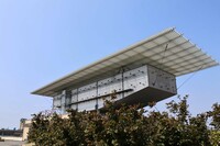 「カーザ・フィアット」が入っているアニェッリ絵画館は、リンゴット・ビルの屋上にある。設計はレンツォ・ピアノ。