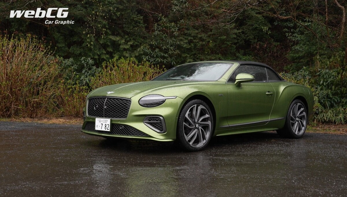 穴あり　ベントレーコンチネンタル GTC　ウィンドーディフレクター　ケース付 谷口信輝の新車試乗――ベントレー・コンチネンタルGTCスピード編 - webCG