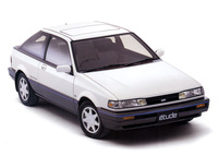 1987年「マツダ・エチュード」。「都会派らしいさりげない洒落っぽさ」をテーマに掲げていたのだが、さりげなさすぎて埋没してしまった。