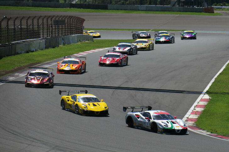 「フェラーリ・レーシング・デイズ2023」では、2023年から開始されたワンメイクレース「フェラーリ・チャレンジ・トロフェオ・ピレリ・ジャパン」の第3戦も行われた。