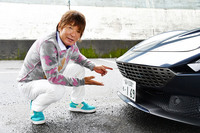 「特徴的な『ローマ』のフロントフロントマスクが、かつて憧れた『フェラーリ・ピニン』のグリルデザインと重なって、そこにグッときますよ」と熱く語った池沢先生。フェラーリ・ピニンは1980年のトリノモーターショーで発表された、ピニンファリーナ設立50周年を記念する4ドアのコンセプトカーであった。